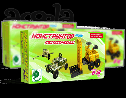 Детские металлические конструкторы серии (Мини)